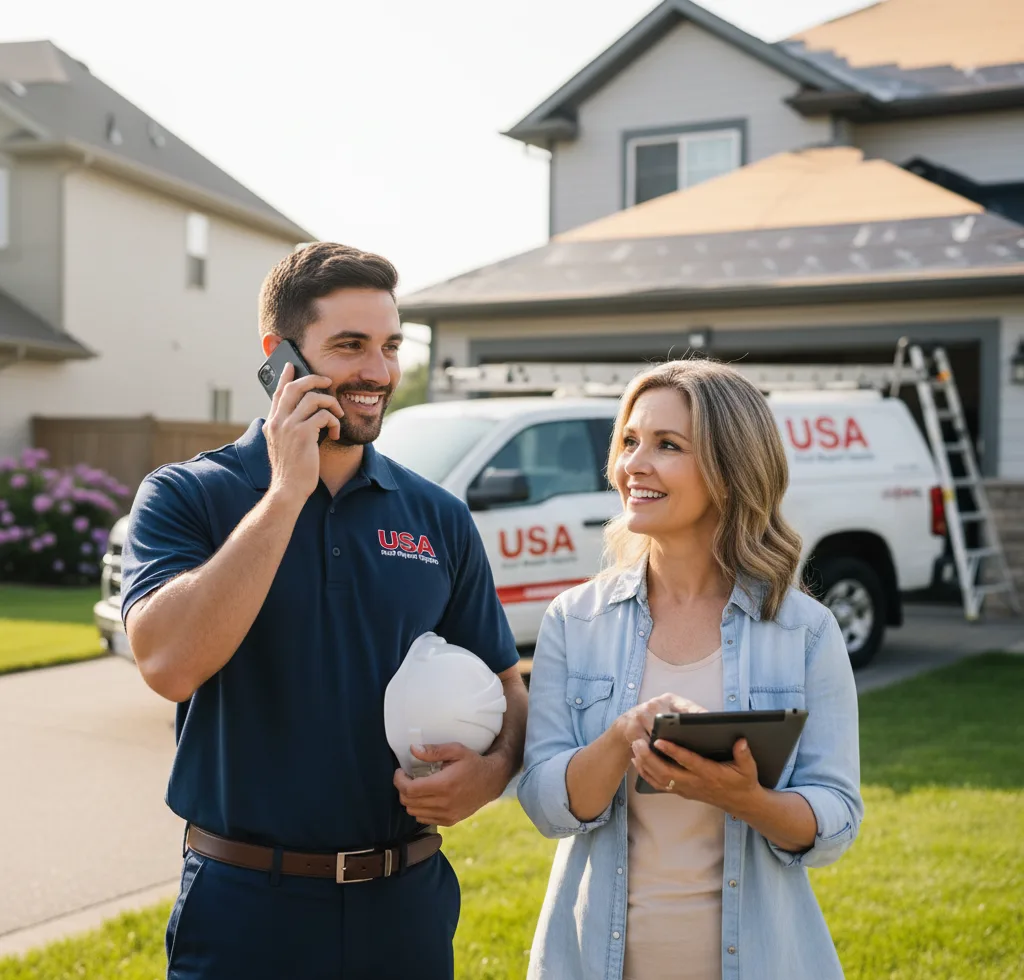 USA Roof Repair Experts customer support in Atlanta